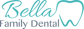 The Bella Family Dental logo for the scrolling header of the website
