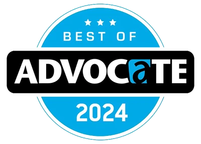 Dentist Dallas TX Best Of Advocate 2024 A badge reading "Best of Advocate 2024"