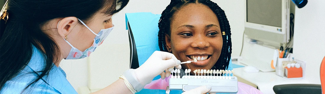 Woman Cosmetic Dentistry Smilin